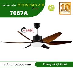 Quạt trần đèn Mountain air 6 cánh 168cm 55w DC 7067A