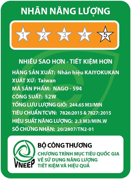 quạt trần kaiyo kukan NAGO 594