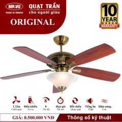 Quạt trần Mr.Vu ORIGINAL 5 cánh 1m32 DC