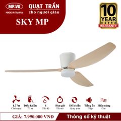 Quạt trần đèn Mr.Vu SKY 3 cánh 1m37 24W DC