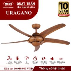 Quạt trần Mr.Vu URAGANO 5 cánh 1m38