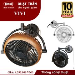 Quạt trần Mr.Vu VIVI 3 cánh 21cm 13W DC