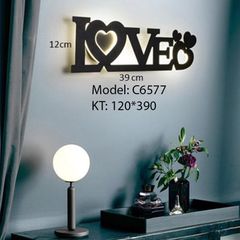 Đèn tường trang trí hình chữ Love C6577 D200*370 VLDTTR-031