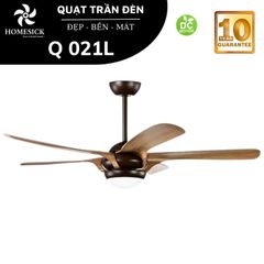 Quạt trần đèn Homesick 5 cánh 142cm 55w DC Q021L VLQTHO-032