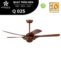 Quạt trần Homesick 5 cánh 142cm 55w DC Q025 VLQTHO-033