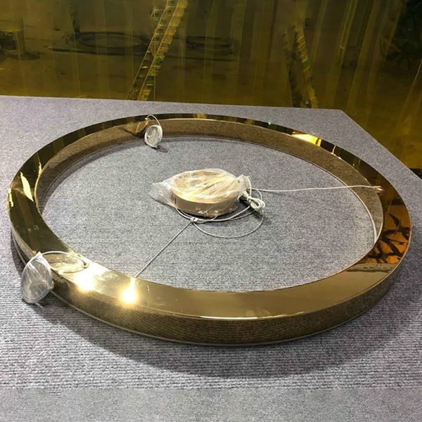 Đèn thả 1 vòng ring màu gold D800 DTHD800 VLTHVO-011-80