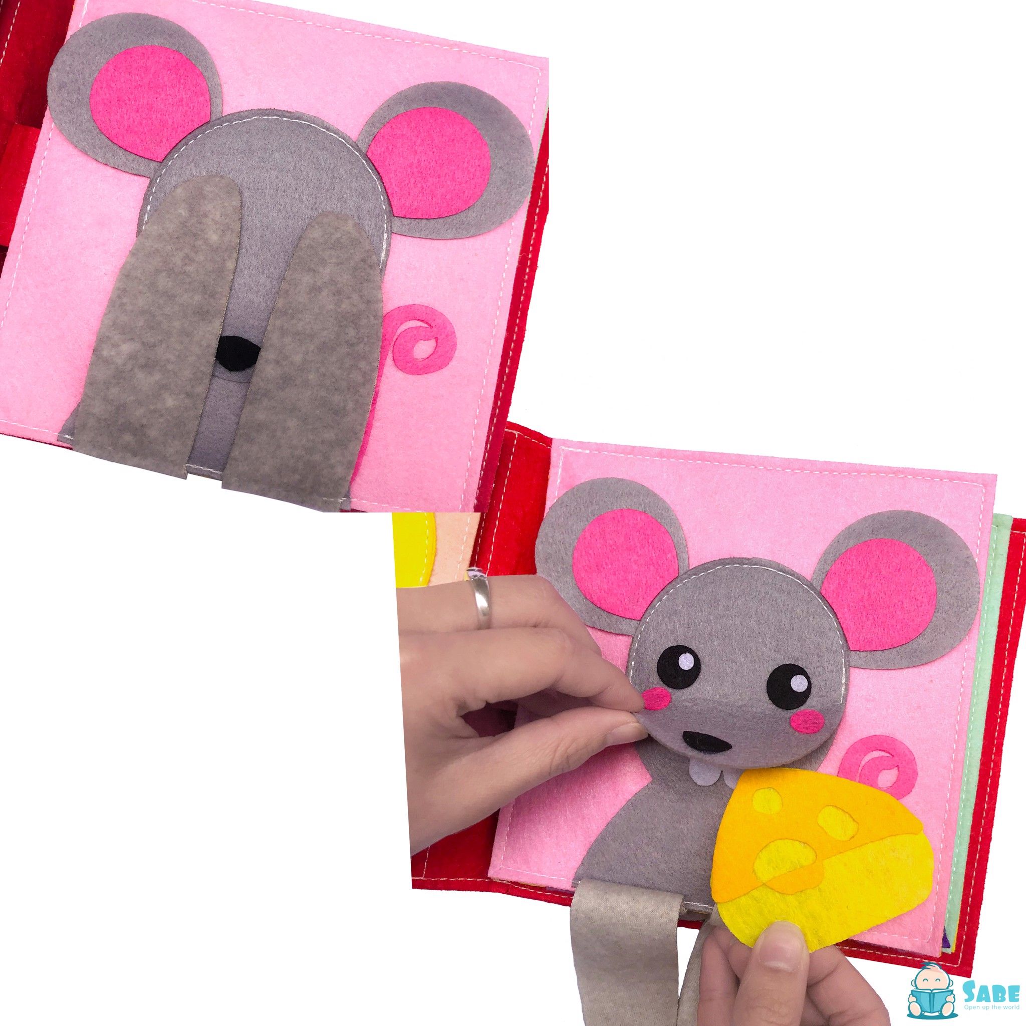 Sách vải Sabe Ú òa _ Peek a boo
