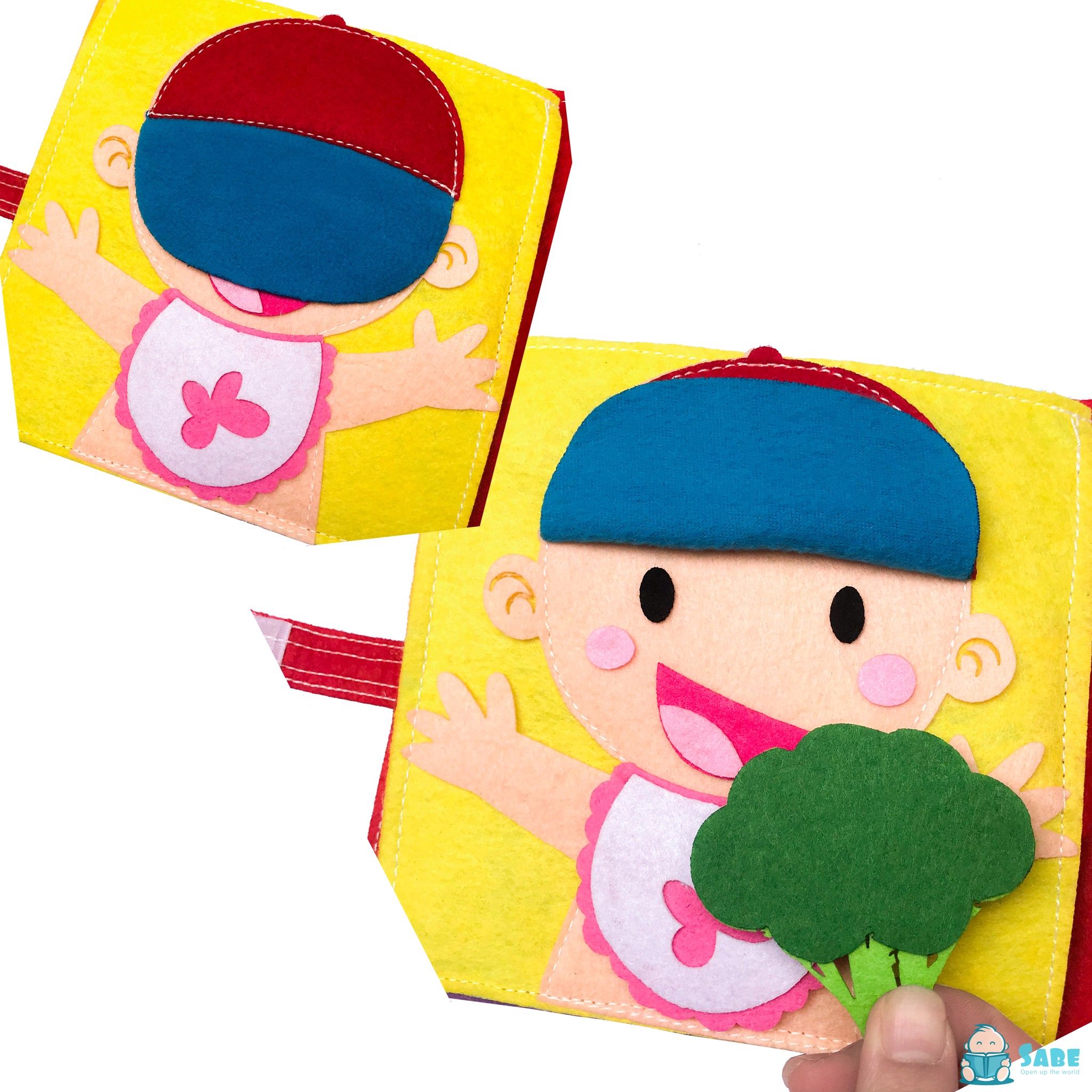 Sách vải Sabe Ú òa _ Peek a boo