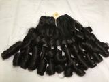  Black UK double weft hair 