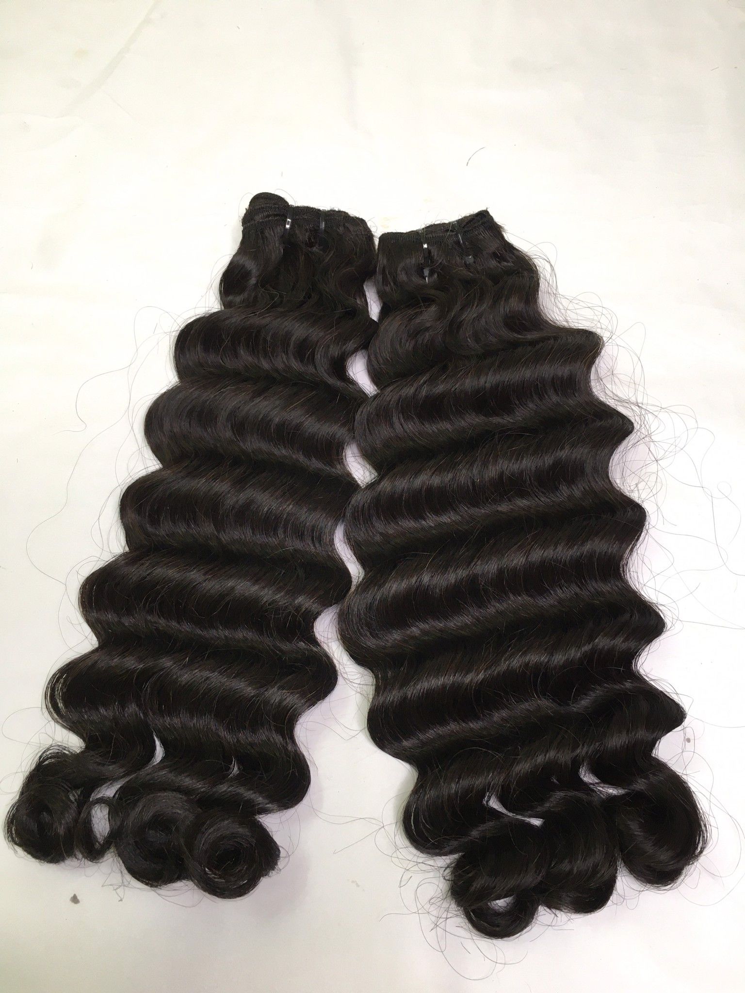  Black Super double weft hair 