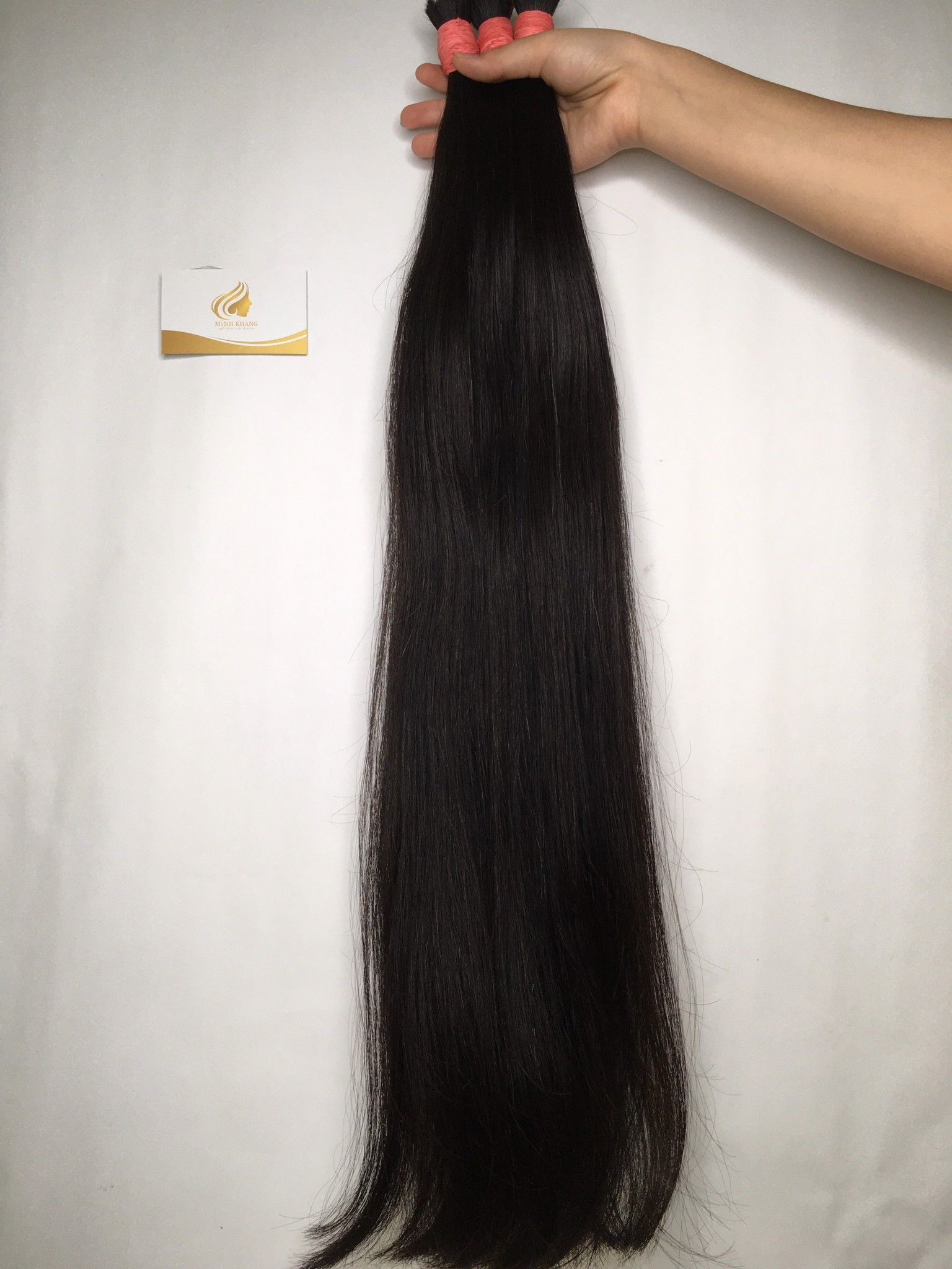  Black super double bulk hair 