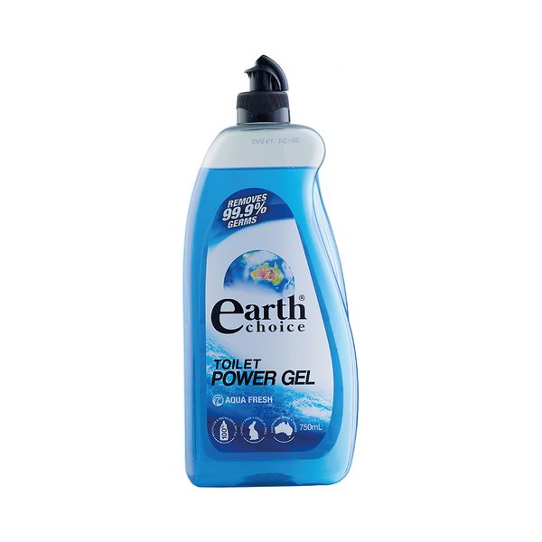 Nước tẩy toilet siêu trắng thơm tinh dầu bạch đàn và khoáng biển Earth Choice Aqua Fresh 750ml