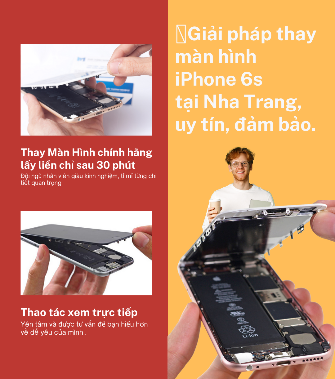 Thay Màn Hình iPhone 6S chính hãng