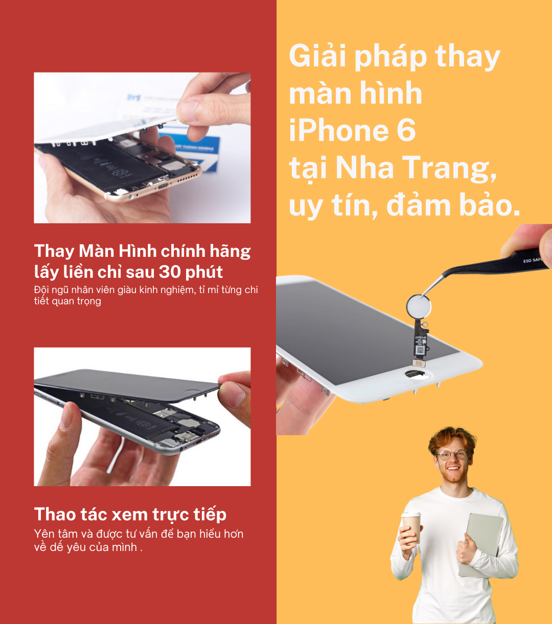 Thay Màn Hình iPhone 6 chính hãng