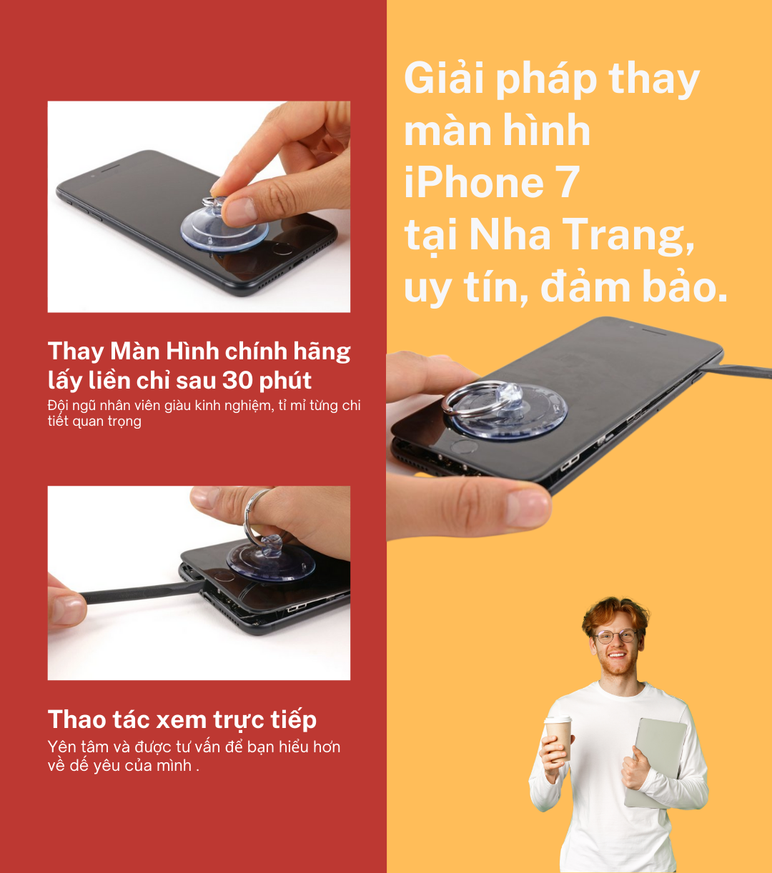 Thay Màn Hình iPhone 7 chính hãng