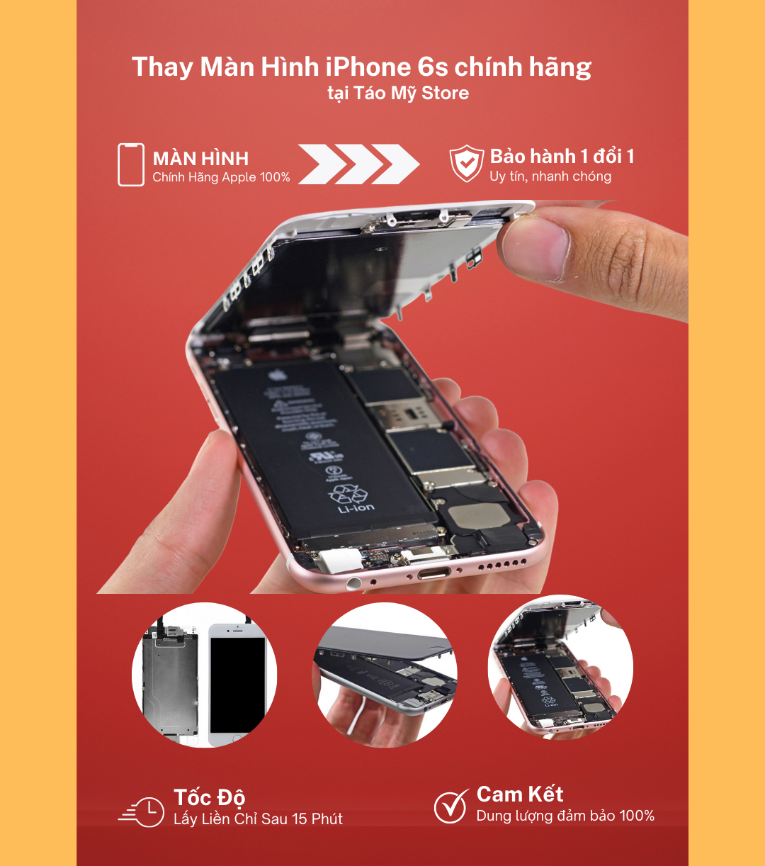 Thay Màn Hình iPhone 6S chính hãng