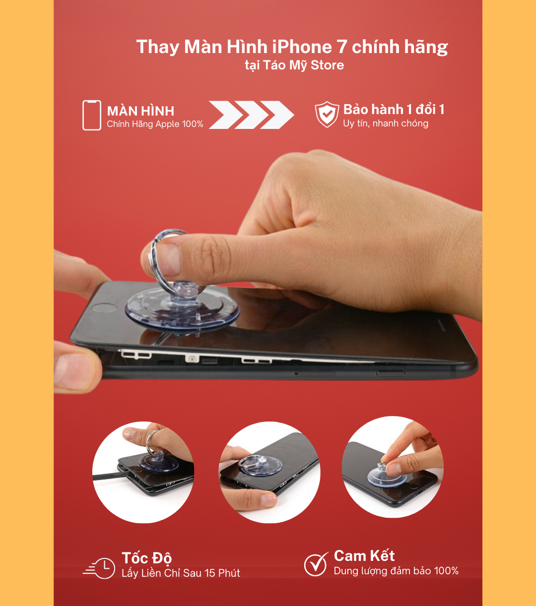 Thay Màn Hình iPhone 7 chính hãng