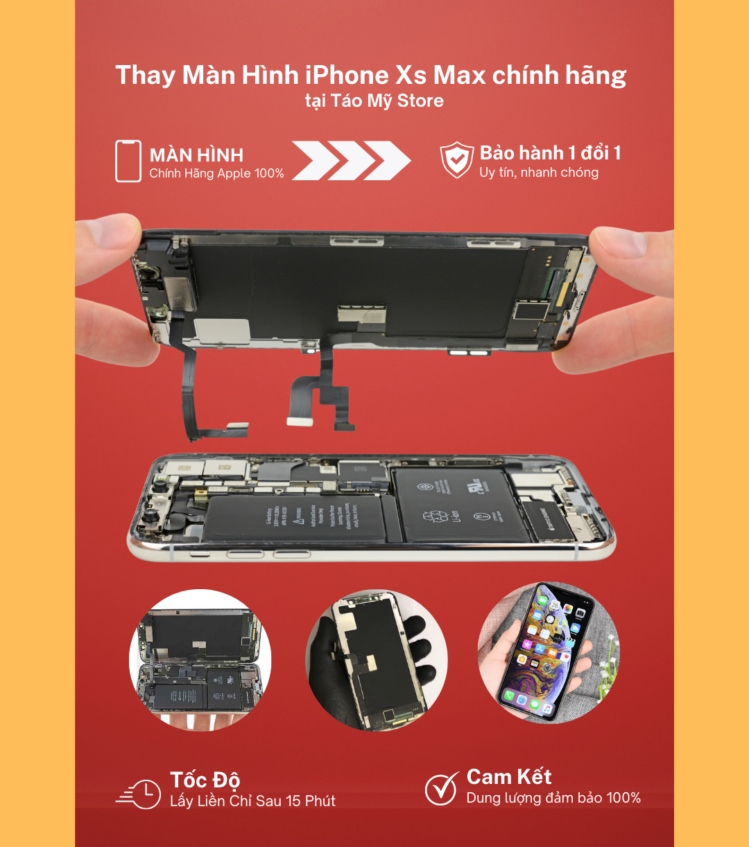 Thay Màn Hình iPhone Xs Max chính hãng
