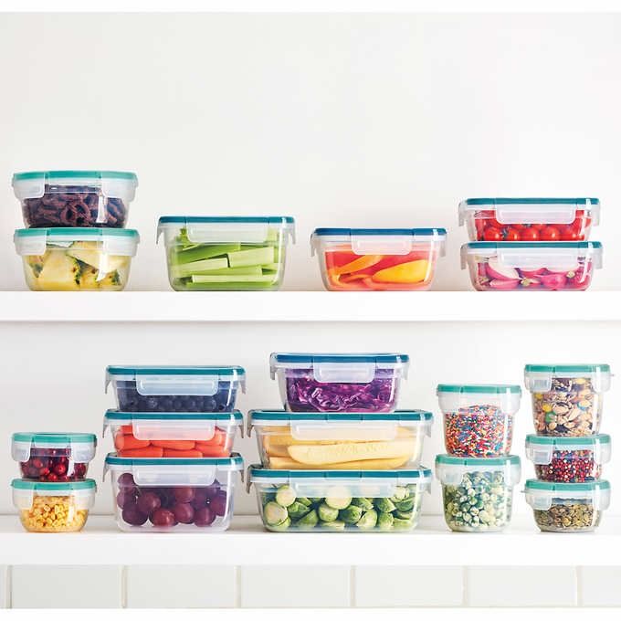 Set hộp nhựa Snapware Plastic Food Storage 38 món