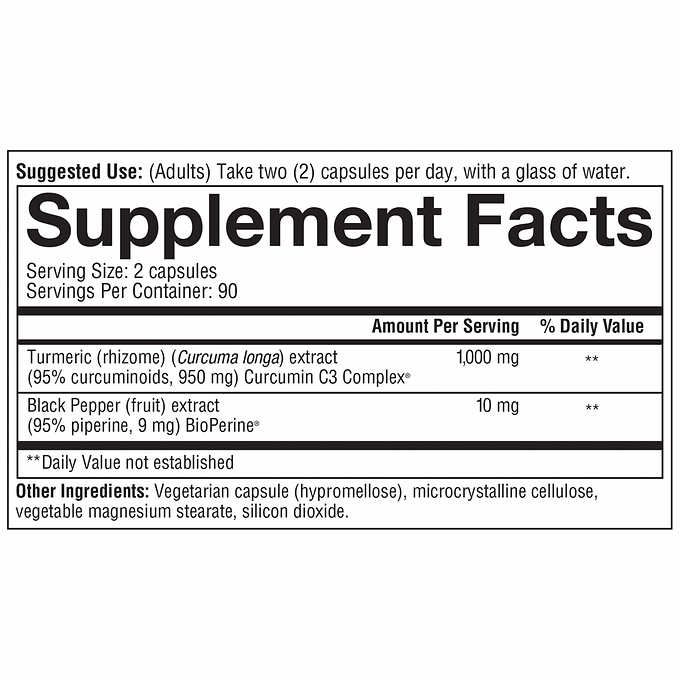 Viên Uống Tinh Chất Nghệ youtheory Turmeric Extra Strength Formula 1,000 mg, 180 Viên_Mỹ