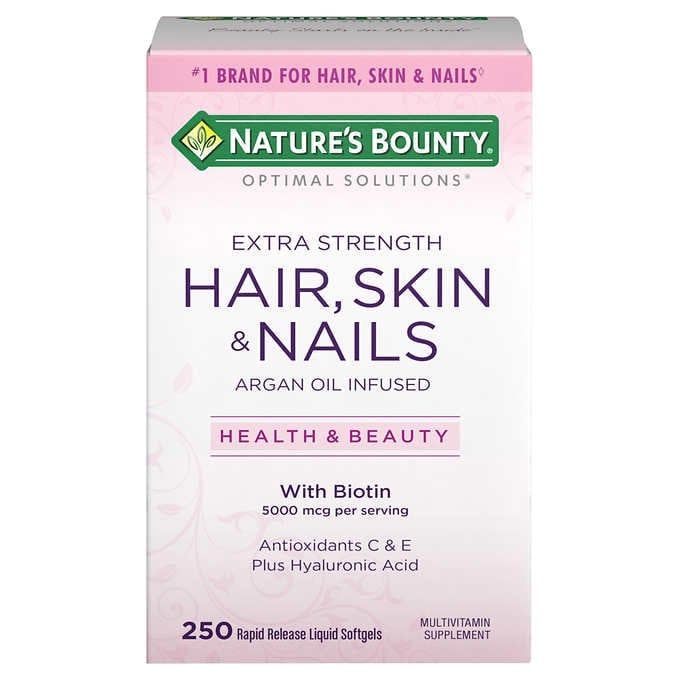 Viên Uống Đẹp Da Tóc Móng Nature's Bounty 250 Viên_Mỹ