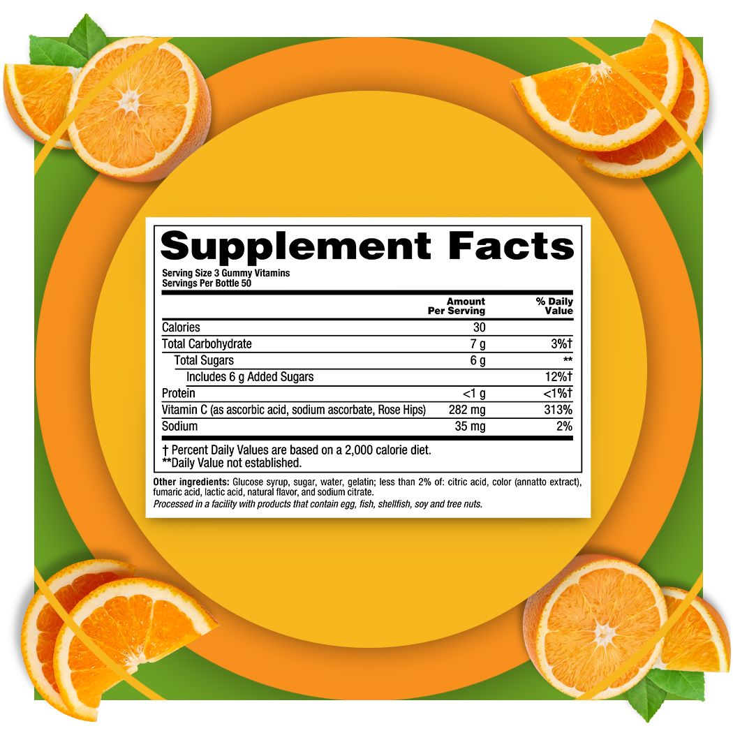 Kẹo Dẻo Bổ Sung Vitamin C Vitafusion Power C 150 viên_Mỹ