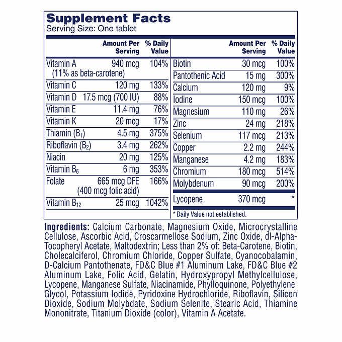 Thực Phẩm Chức Năng Viên Uống One A Day Men Health Formula 300 Viên_Mỹ