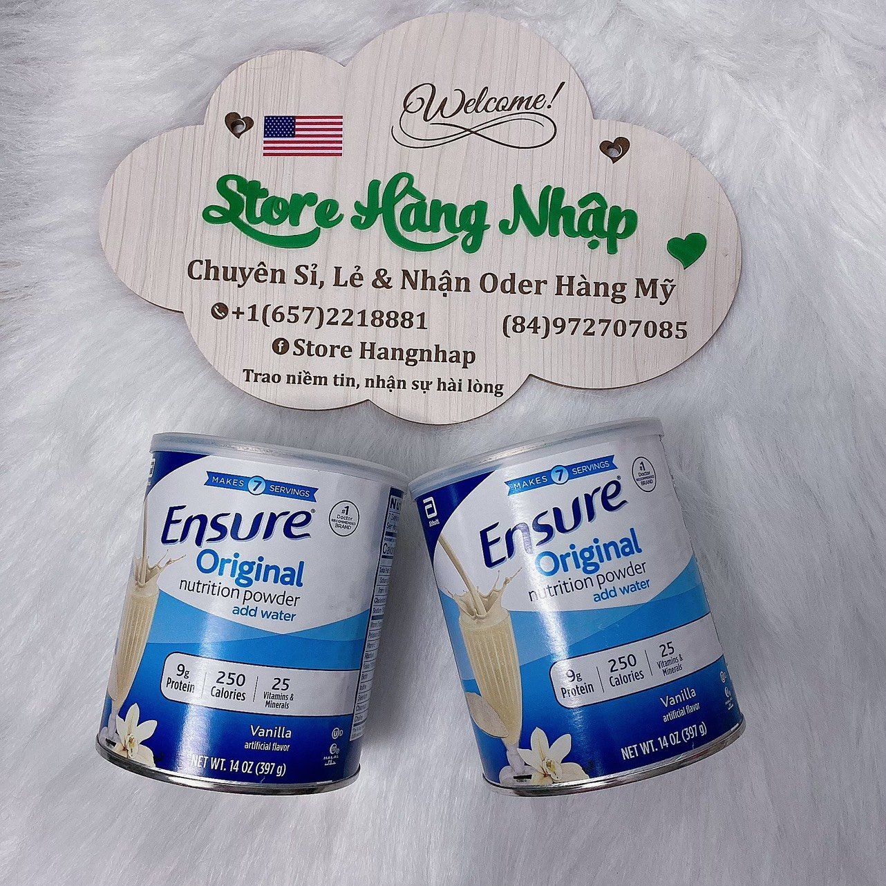 Sữa Bột Ensure Orginal Hương Vani 397g (14oz) Nội Địa Mỹ
