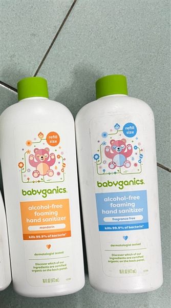 Nước rửa tay babyganic 16oz