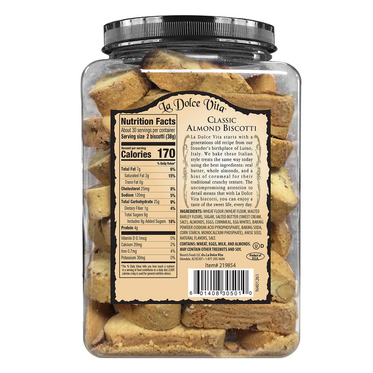 Bánh Quy Bơ Hạnh Nhân La Dolce Vita Classic Italia (1.14kg)