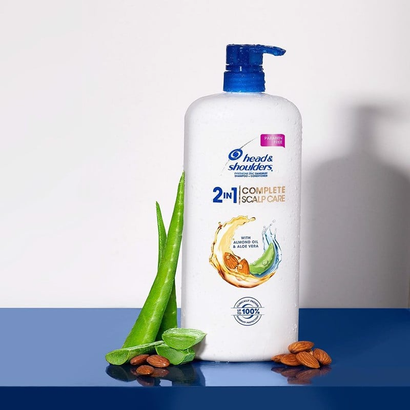 Dầu gội xả Head&Shoulders 2in1 Shampo & Conditioner Green Apple&Goji Berry - Dầu gội xả 2 in 1 hạnh nhân, nha đam Head & Shoulders Complete Scalp Care 1.18l