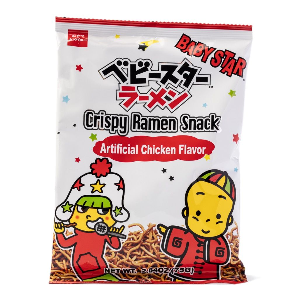 Mì Gói Ăn Chơi Crispy Ramen Snack Vị Gà Thùng 15 Gói, 75g/Gói_Mỹ