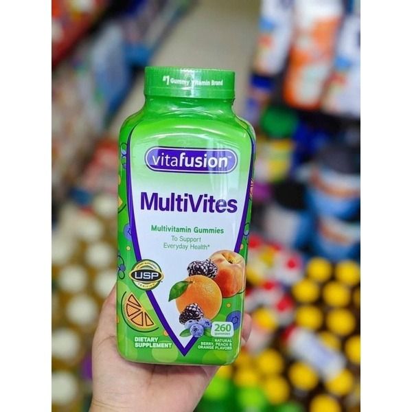 Kẹo dẻo bổ sung vitamin Vitafusion MultiVites Gummy Vitamis 260 viên