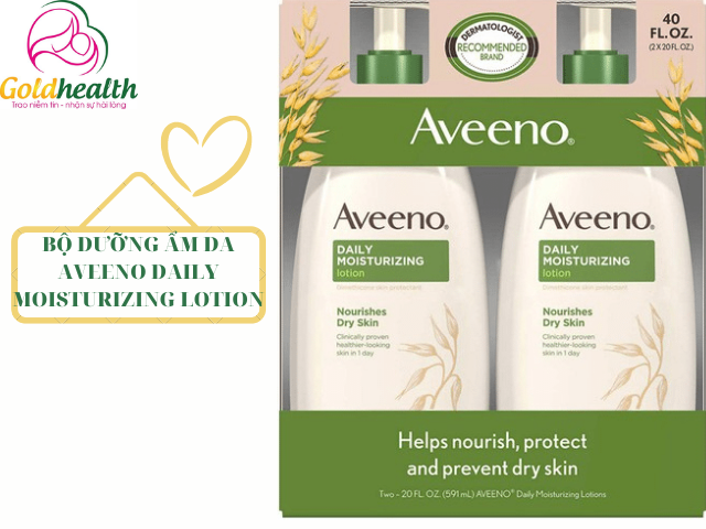BỘ DƯỠNG ẨM DA AVEENO DAILY MOISTURIZING LOTION, 591ML X 2