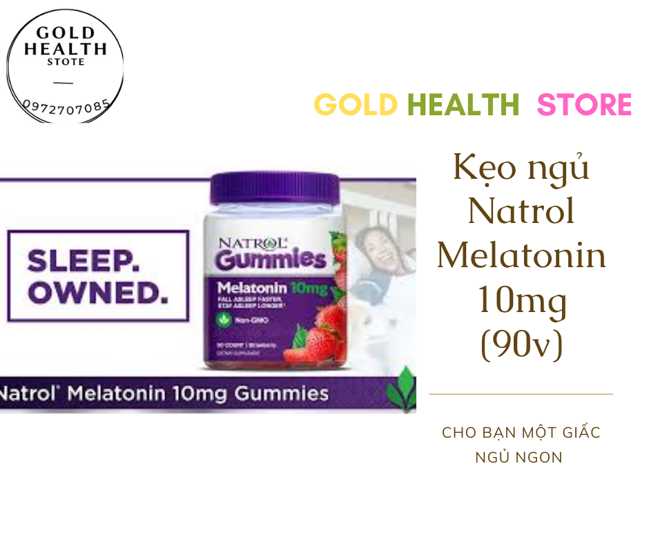Kẹo Ngủ Melatonin Sleep 10mg 140v