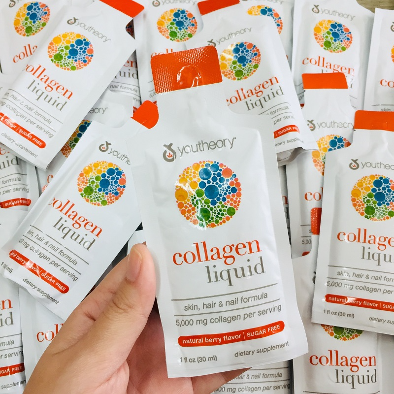 Nước uống Youtheory Collagen Liquid 30 gói x 30ml
