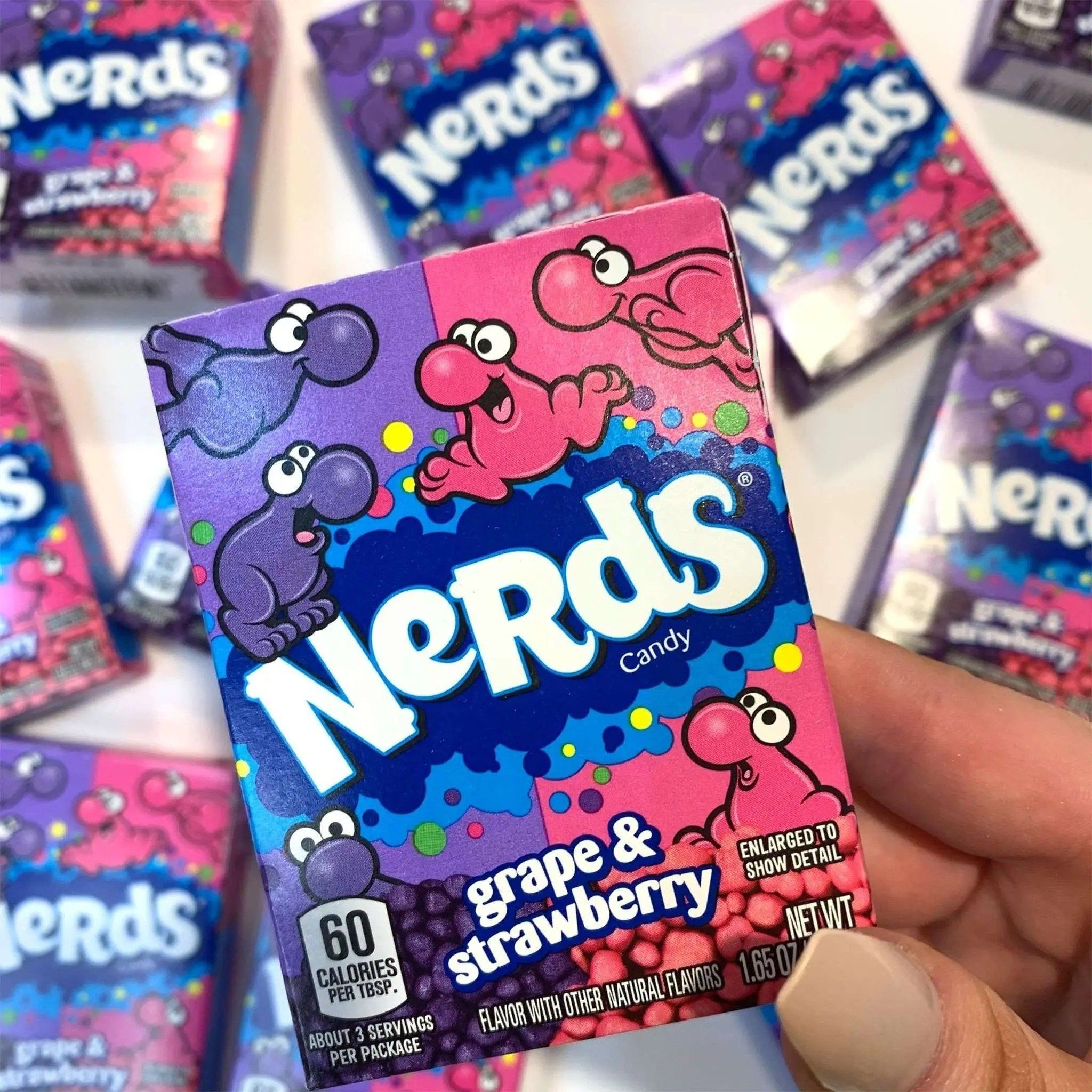 Set kẹo viên trái cây Nerds hương Dâu Nho