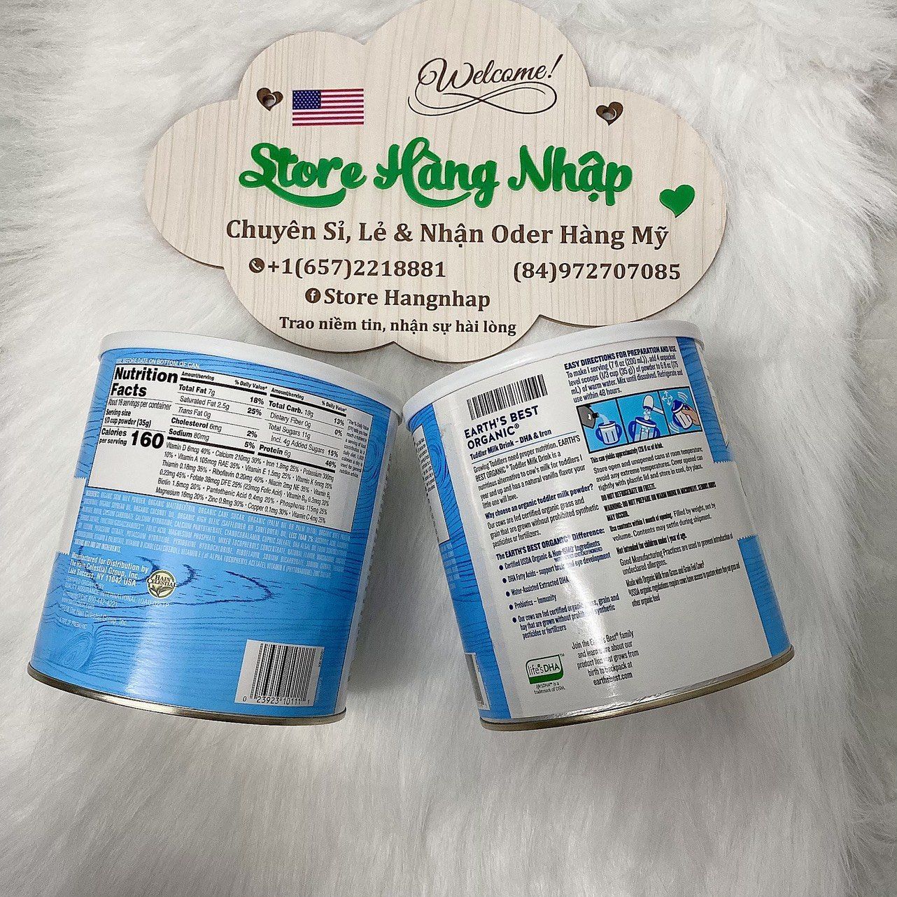 Sữa Bột Hữu Cơ Organic Earth’S Best Từ 1 Tuổi Trở Lên - 658G