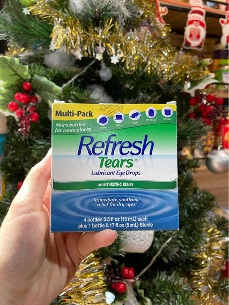 NƯỚC MẮT NHÂN TẠO REFESH TEARS LUBRICANT EYE DROPS 4 CHAI X 15ML HỘP