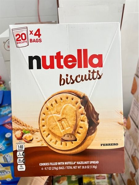 Hộp bánh quy Nutella Biscuits - 4 bịch/20 cái