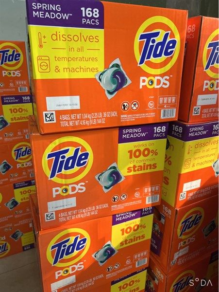 Viên giặt Tide pods 168 viên