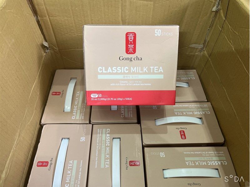 Bột trà sữa Gong Cha Classic Milk Tea hộp 50 gói