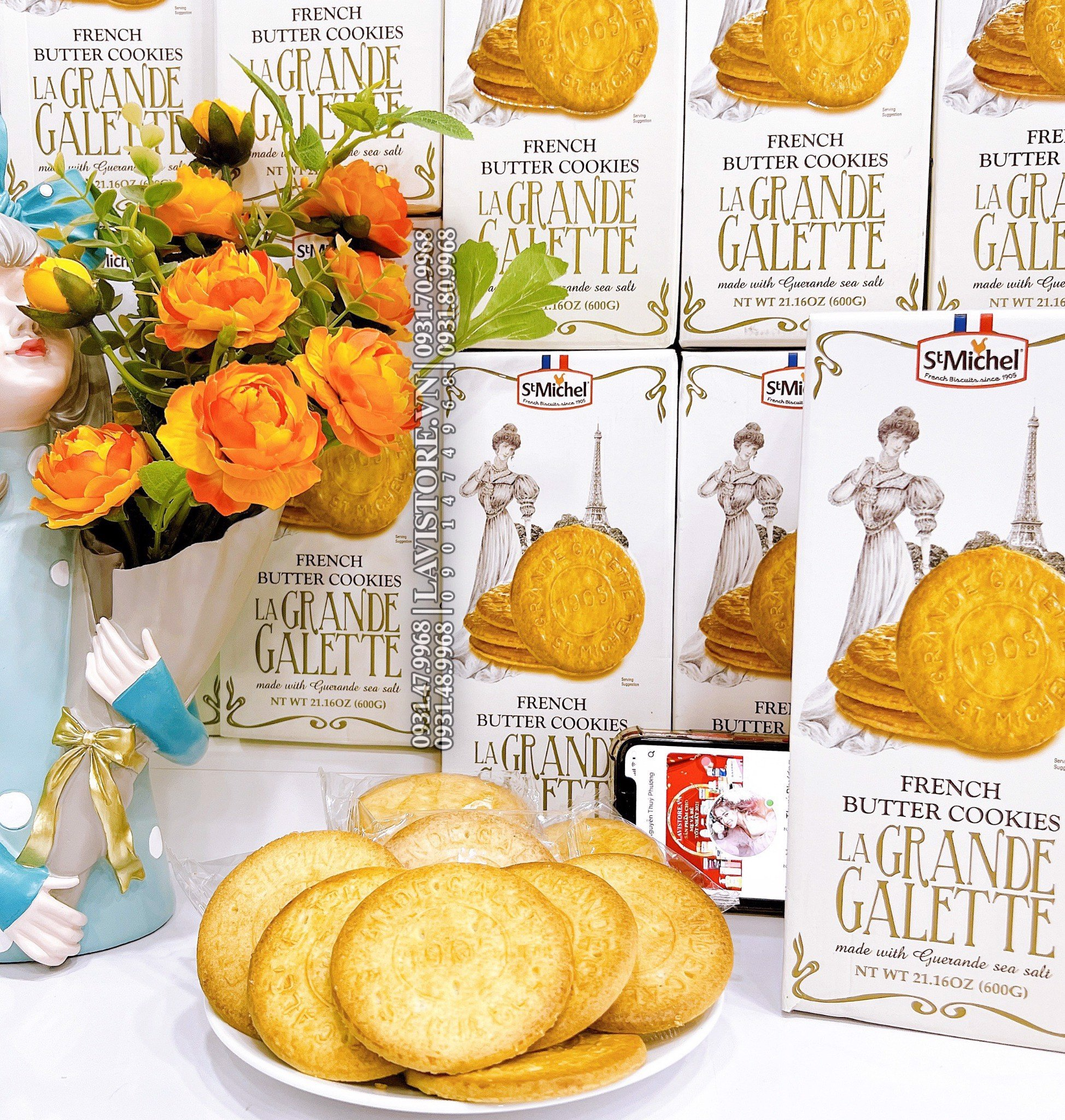 Bánh French Butter Cookies La Grande Galette