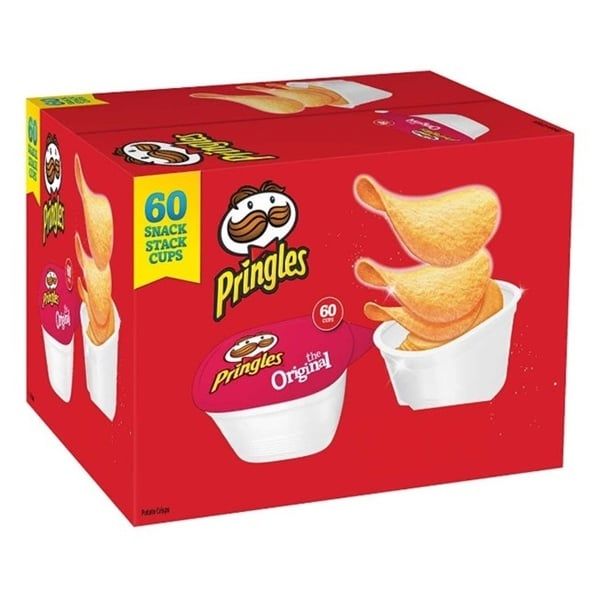 THÙNG 60 HỘP SNACK PRING MÀU ĐỎ VỊ TRUYỀN THỐNG