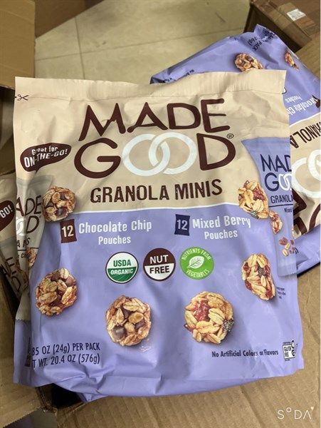Snack yến mạch Made Good Granola Minis Bịch 24 gói
