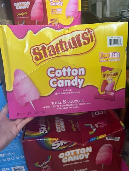 Kẹo bông gòn thùng starburst