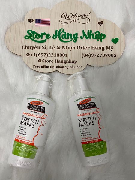  Kem Thoa Ngăn Ngừa Và Giảm Vết Rạn Da Palmer Cocoa Butter Stretch Marks Cho Mẹ Bầu_250ml 