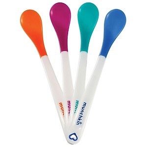 Set 4 Muỗng Munchkin Báo Nóng Cho Bé