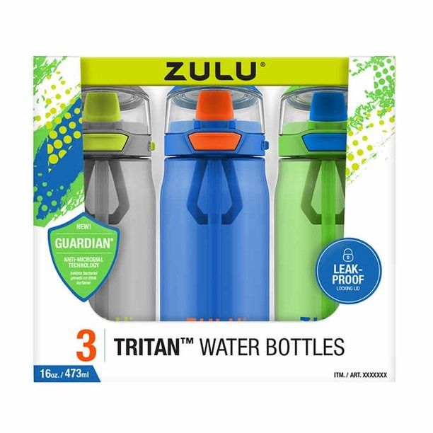 Set 3 Bình Nước Chống Đỗ Nước Zulu