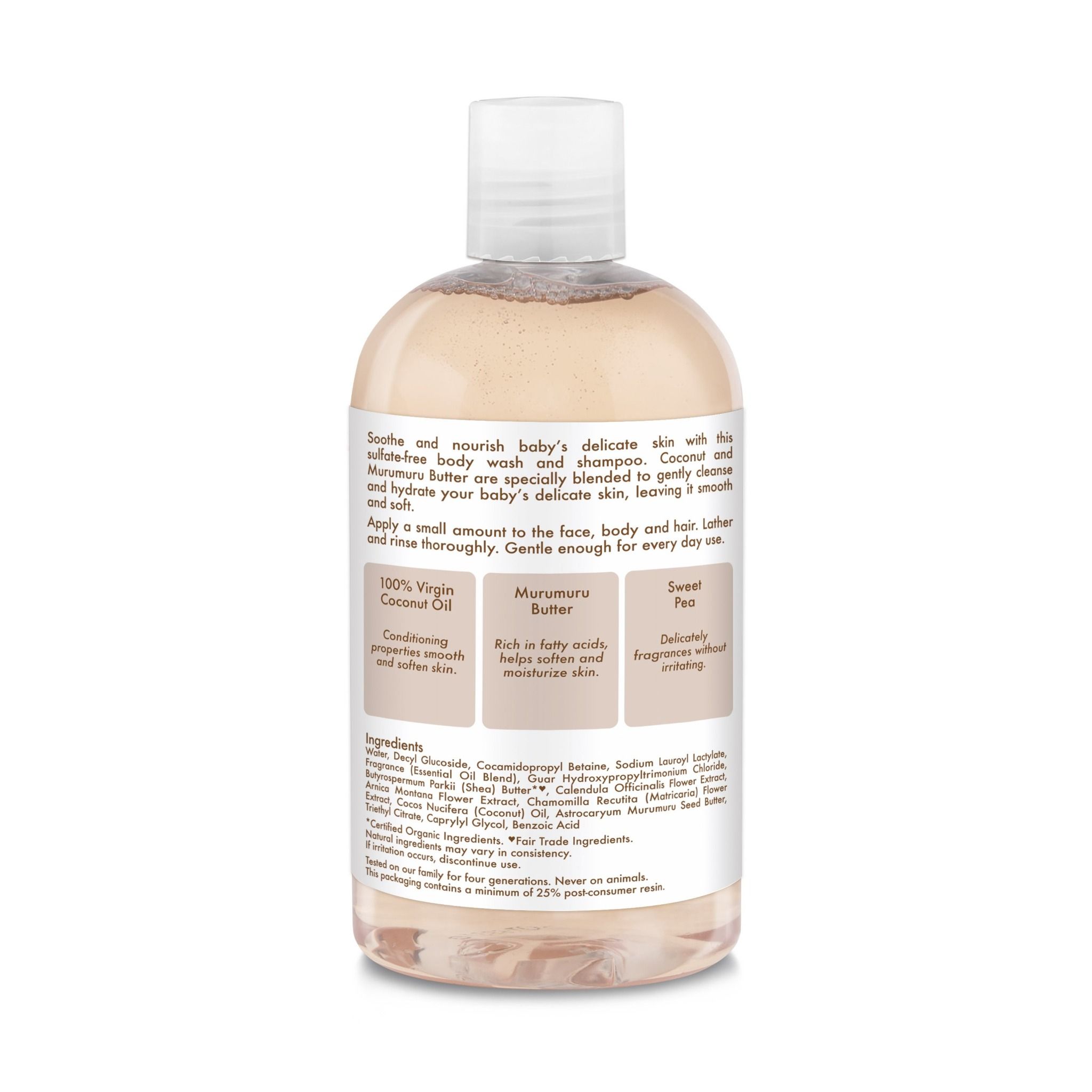 Sữa Tắm Baby Shea Moisture Coconut Oil 384Ml